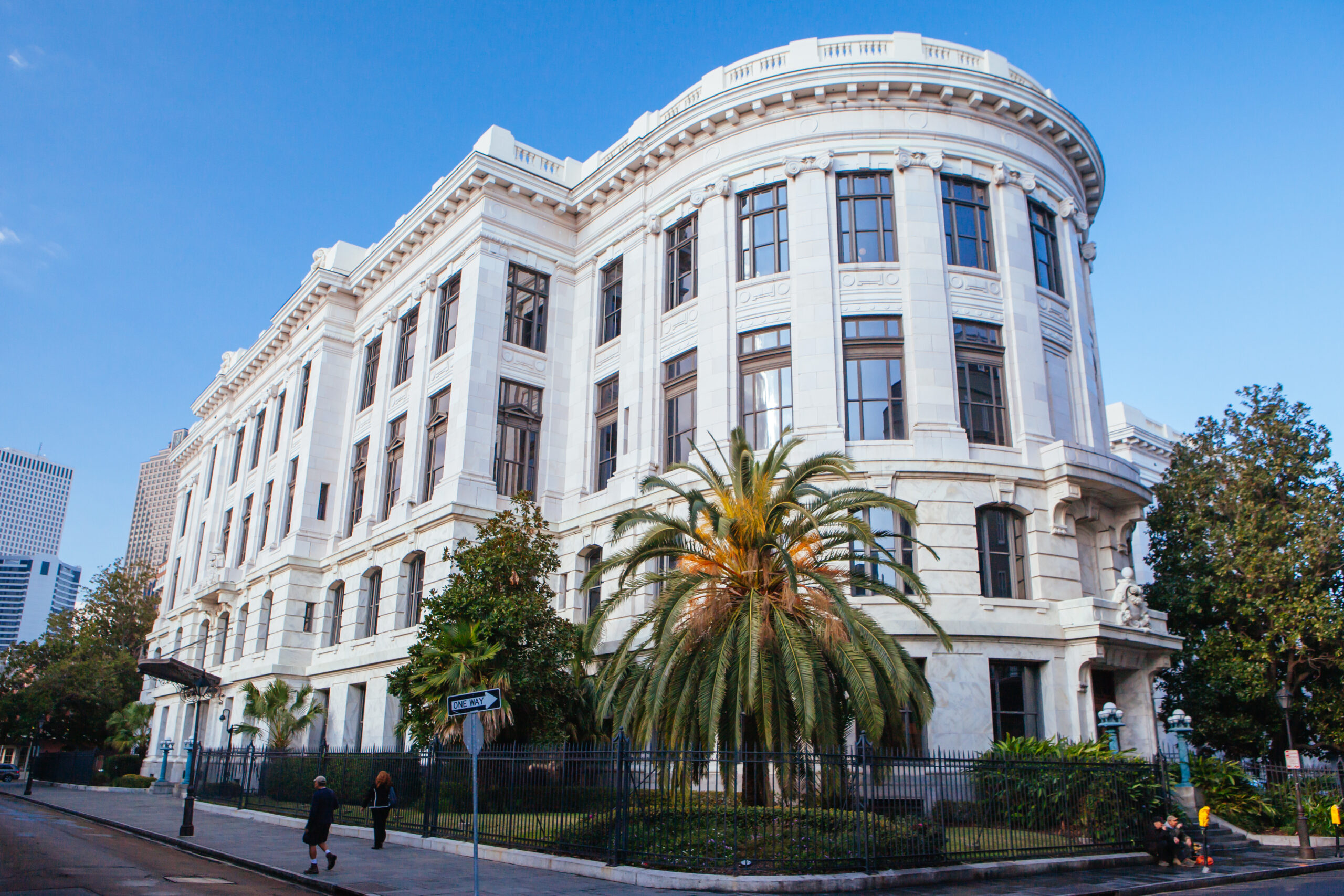 New Orleans, USA - January 24 2013: Stunning architecture of the Supreme Court of Louisiana in New Orleans, Louisiana, USA