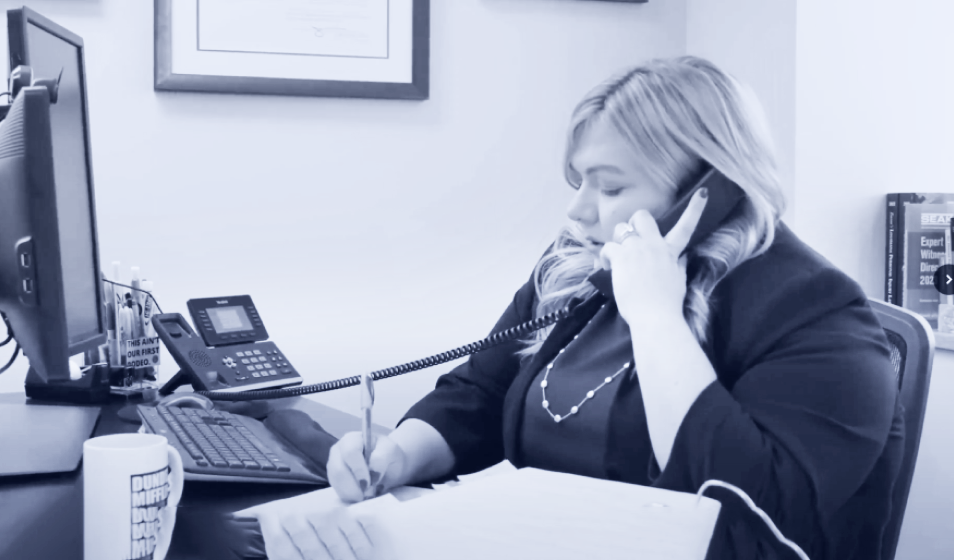 ashley liuzza on the telephone