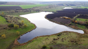 aerial view of groundwater contaminated with PFAS